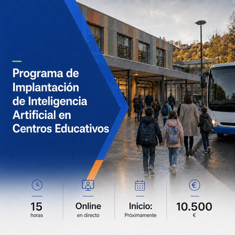 Programa de Implantación de IA en Centros Educativos